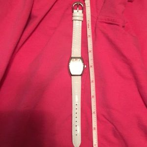 🔥Watch white strap colorful numbers